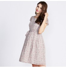 Robe de grossesse et allaitement en tissu Jacquard