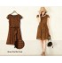 Robe de grossesse et allaitement en tissu Jacquard