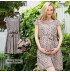 Robe de grossesse et allaitement en tissu Jacquard