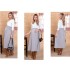 Fake layered Maternity Nursing Maxi Dress 
