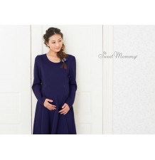 Robe basique de grossesse et d'allaitement 