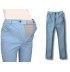 Pantaloni Skinny Premaman a Vita Regolabile 