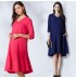 Maternity and nursing short sleeve dress