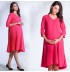 Maternity and nursing short sleeve dress