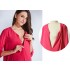 Maternity and nursing short sleeve dress