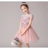 Flower girl ceremony formal dress pink 100-160cm
