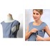 Robe de grossesse et allaitement de cérémonie sans manches 