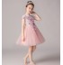 Flower girl ceremony formal dress pink 100-160cm