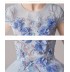 Flower girl ceremony formal dress light blue 100-160cm