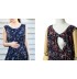 Robe fantaisie de grossesse et allaitement sans manches