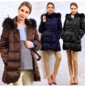 Down Mother Coat with baby pouch for stroller 