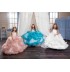 Flower girl long formal dress 100-160cm