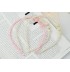 Girl pink beaded headband for ceremonies
