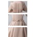 Flower girl champagne colour long sleeves dress 100-160 cm