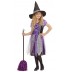 Costume de Halloween de sorcière citrouille 4-13 ans
