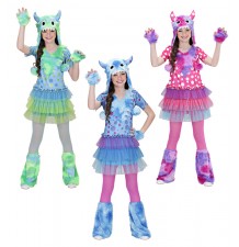 Costume Monster Girl 3-7 anni