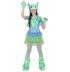 Costume Monster Girl 3-7 anni