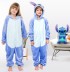 Costume pyjama d'Animal Bleu 3-10 ans