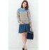 Organic cotton maternity and nursing sweater