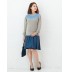 Organic cotton maternity and nursing sweater