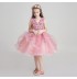 Flower girl ceremony formal dress pink 100-150cm