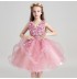 Flower girl ceremony formal dress pink 100-150cm