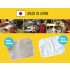 Washable re-usable face mask with organic cotton inner side