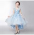 Flower girl ceremony formal dress white 110-160cm