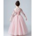 Flower girl formal dress pink 100-160cm