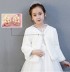 Boléro blanc hivernal pour petite fille 100-160cm