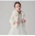 Bolerino elegante bianco invernale bambina