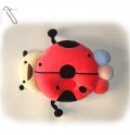 Anatomical and Ergonomic Pillow For Baby Lady Bug