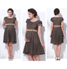 Maternity and nursing lace formal dress 