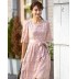 Robe de grossesse et allaitement de cérémonie longueur genou