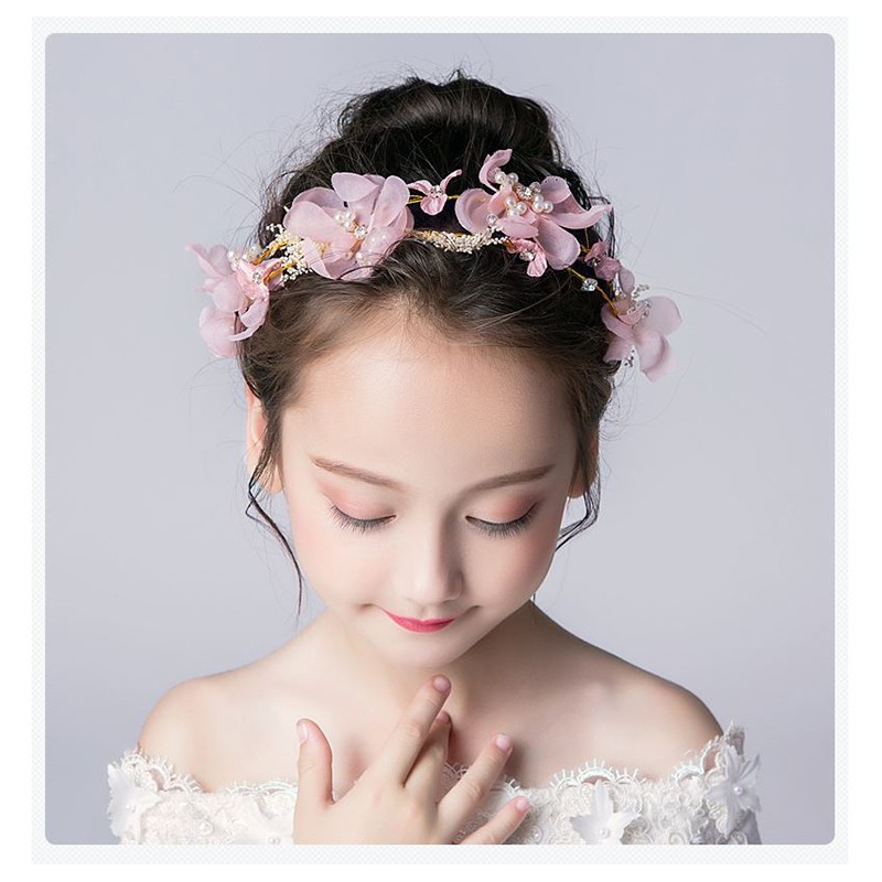 Bebe Accessoires Bebe Filles Rose Serre Tete Dentelle Avec Fleurs Romany Par Toucher Doux Vetements Accessoires