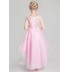 Abito cerimonia bimba damigella rosa 100-160cm