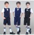 Ensemble de cérémonie d’été pour enfant 4 pièces bleu noir