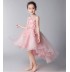 Robe rose de cérémonie fille demoiselle d'honneur 100-160cm