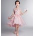 Flower girl ceremony formal dress pink 100-160cm