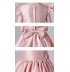 Pink flower girl formal dress 100-160cm
