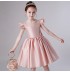 Pink flower girl formal dress 100-160cm