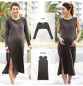 Maternity and nursing set 2 pcs top + dress pregnancy