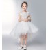 Flower girl pink formal dress 100-160 cm