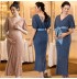 Robe de soirée longue en dentelle pour la grossesse et l'allaitement