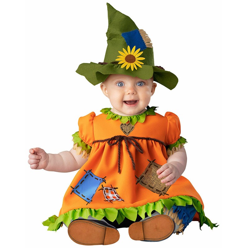 Incharacter Costume de Halloween Princesse du Champ de Citrouilles 0-24 mois