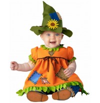 Incharacter Costume de Halloween Enfant Epouvantail Fille 0-24 mois