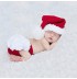Costume natalizio in maglia per neonato 0-100 giorni