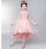 Flower girl formal dress long sleeves light pink 110-160cm